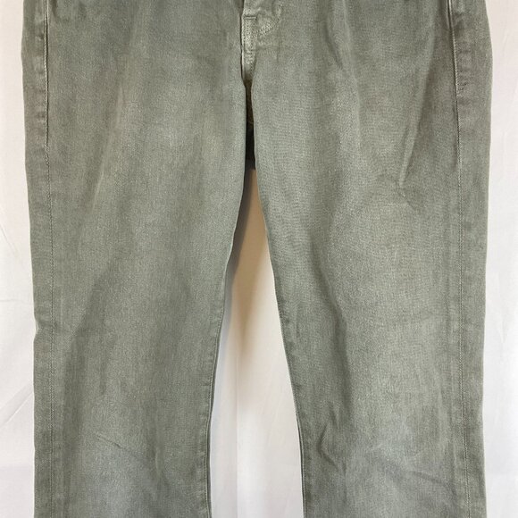 Frame L'Homme Slim Pants 31 Olive Drab Green Men's Deep Army - Picture 3 of 10